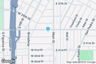 Map image of the property - 134 W Martin Luther King Jr Blvd