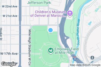Map image of the property - 1919 Mile High Stadium Cir