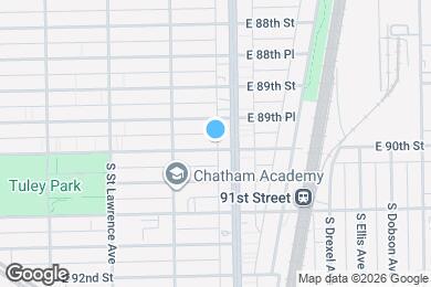 Map image of the property - 740 E 90th St