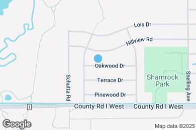 Map image of the property - 1746 Oakwood Dr