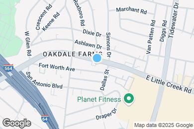 Map image of the property - 421 E Little Creek Rd