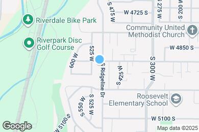Map image of the property - 4919 S Ridgeline Dr
