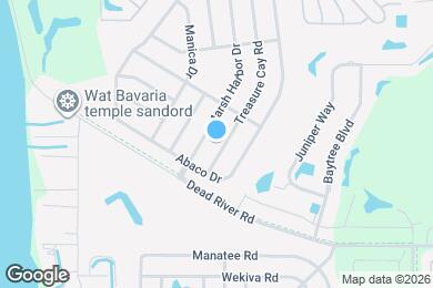 Map image of the property - 4920 Treasure Cay Rd
