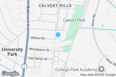 Map image of the property - 6701 Rhode Island Ave