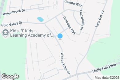 Map image of the property - 1119 Falling Tree Ct