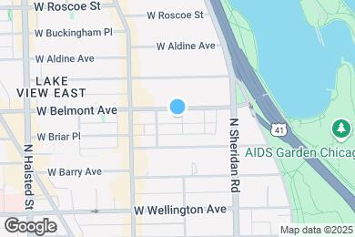 Map image of the property - 503 W Belmont Ave