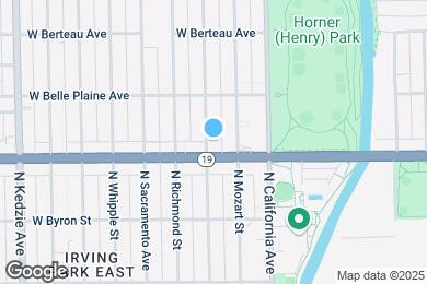 Map image of the property - 4011 N Francisco Ave