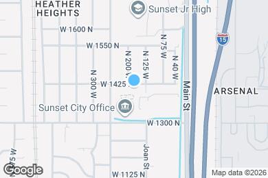 Map image of the property - 183 W 1425 N