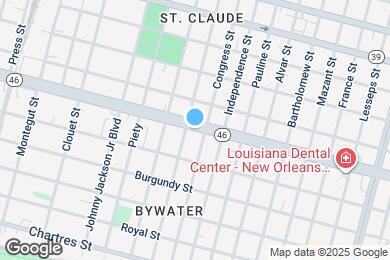 Map image of the property - 3500 St Claude Ave