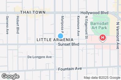 Map image of the property - 1511 Mariposa Ave