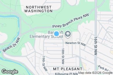 Map image of the property - 1826 Ingleside Ter NW