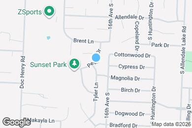 Map image of the property - 1009 Peggy Dr