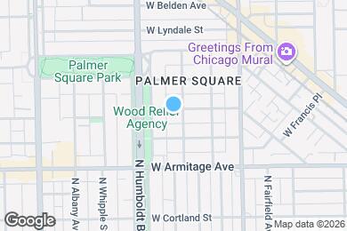 Map image of the property - 2909 W Dickens Ave