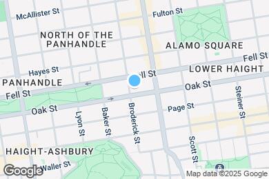 Map image of the property - 350 Broderick St.