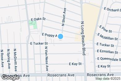 Map image of the property - 1107 E Tucker St