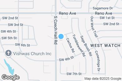 Map image of the property - 401 Palo Verde Dr