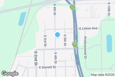 Map image of the property - 2928 S 4th St