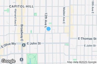 Map image of the property - 1208 E Thomas St