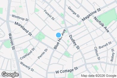 Map image of the property - 37 Blue Hill Ave