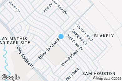 Map image of the property - 2505 Hidden Springs Dr