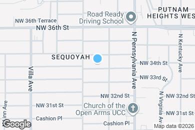 Map image of the property - 2221 NW 34th St