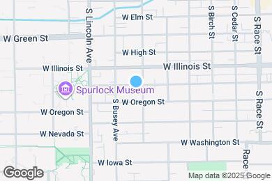 Map image of the property - 703 W California Ave