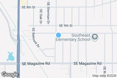 Map image of the property - 402 SE 11th St