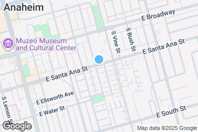 Map image of the property - 544 S Casita St