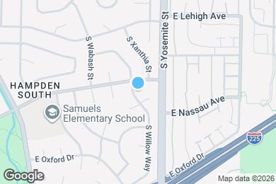 Map image of the property - 3944 S Willow Way