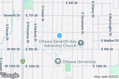 Map image of the property - 820 S Poplar St