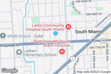 Map image of the property - Sunset Club Apartments