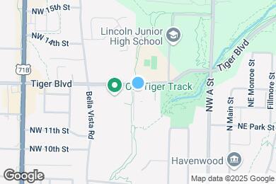 Map image of the property - 1160 NW D St