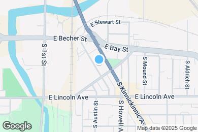 Map image of the property - 2180 S Robinson Ave