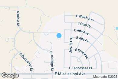 Map image of the property - 961 S De Gaulle Ct