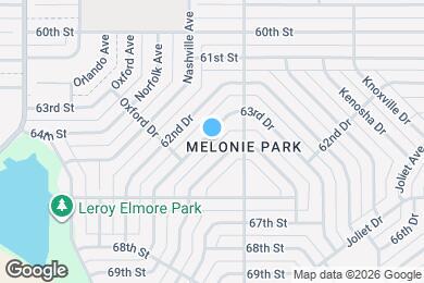 Map image of the property - 3811 63rd Dr