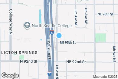 Map image of the property - 9512 1st Ave NE