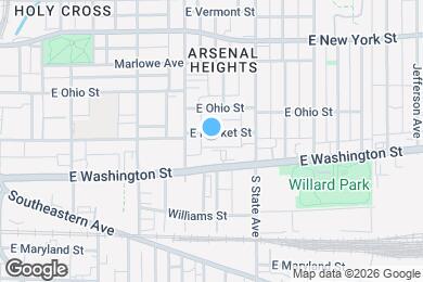 Map image of the property - 1523 E Market St