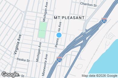 Map image of the property - 4522 Pennsylvania Ave