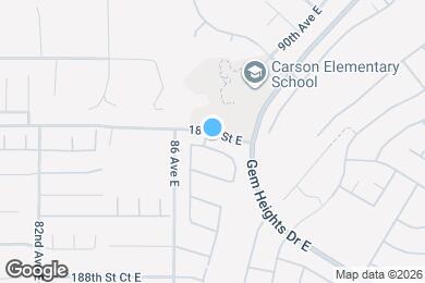 Map image of the property - 8707 184th St Ct E