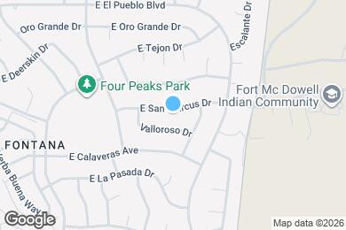 Map image of the property - 17403 E San Marcus Dr