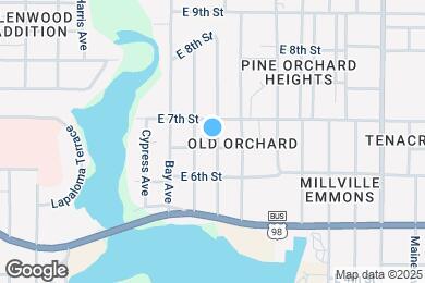 Map image of the property - 1409 E 6th Ct