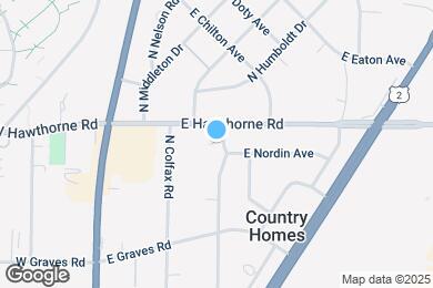 Map image of the property - 10213 N Whittier St