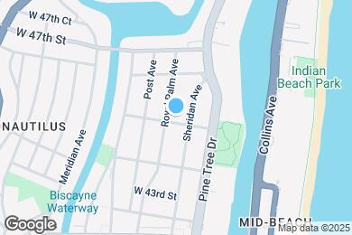 Map image of the property - 427 W 45th St