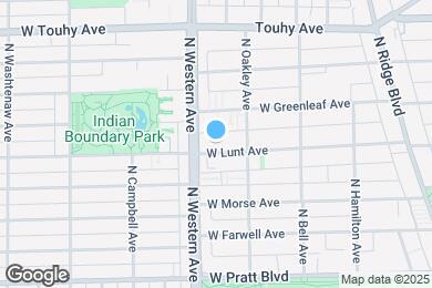 Map image of the property - 2330 W Lunt Ave