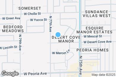 Map image of the property - 7619 W Hope Dr