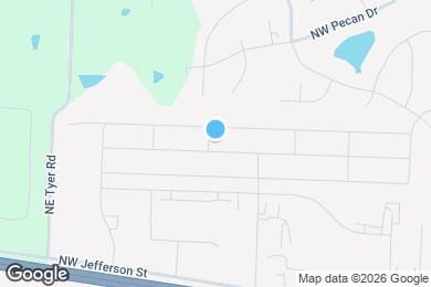 Map image of the property - 1402 NW High View Dr