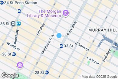 Map image of the property - 45 E 33rd St