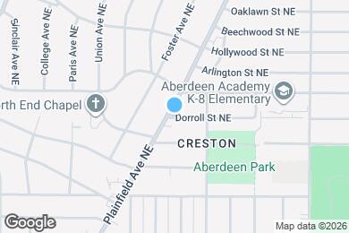 Map image of the property - 713 Dorroll St NE
