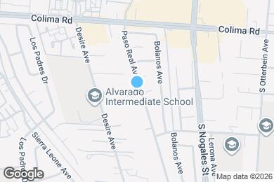 Map image of the property - 1849 Paso Real Ave