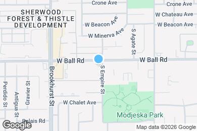 Map image of the property - 2100 W Ball Rd